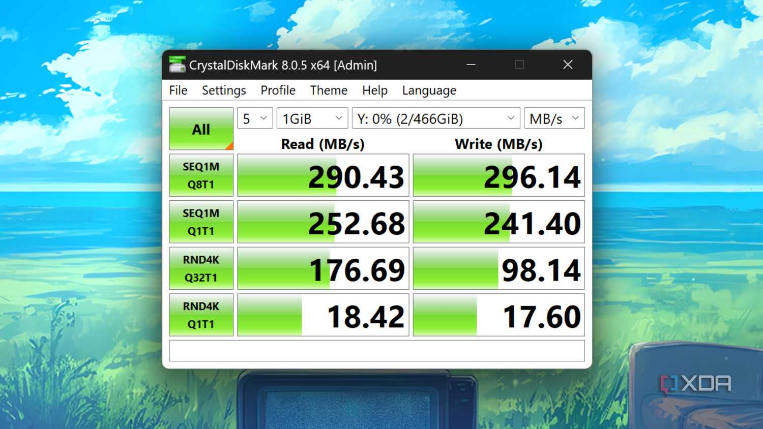 Testing HDD speeds on TrueNAS Scale using CrystalDiskMark
