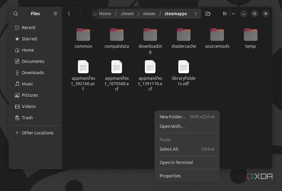 Ubuntu Open in Terminal screenshot