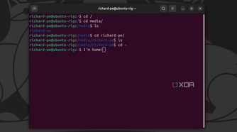 Returning home in Ubuntu's terminal