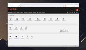 The Tools header in Unraid