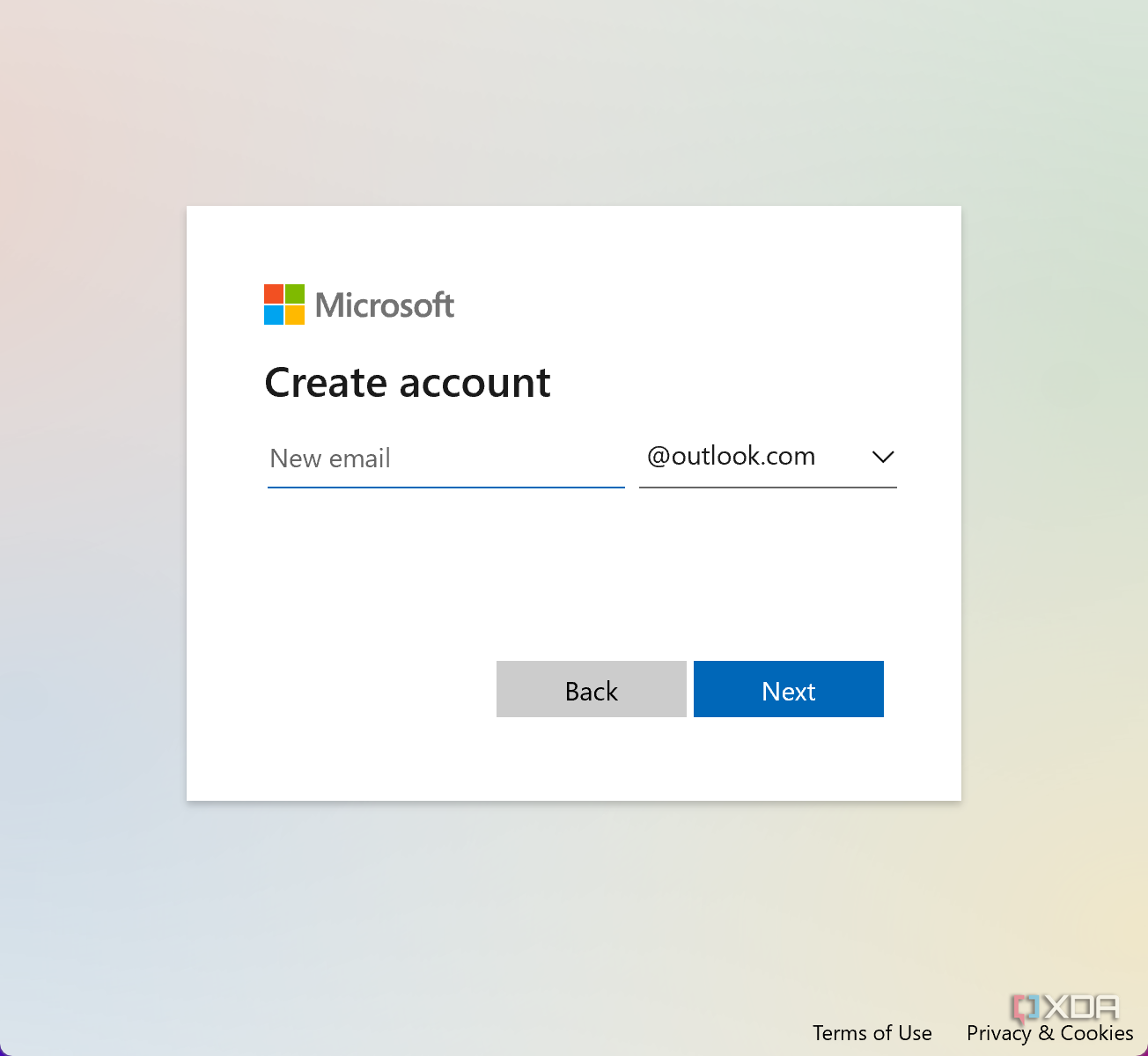 Windows 11 Accounts Create Account