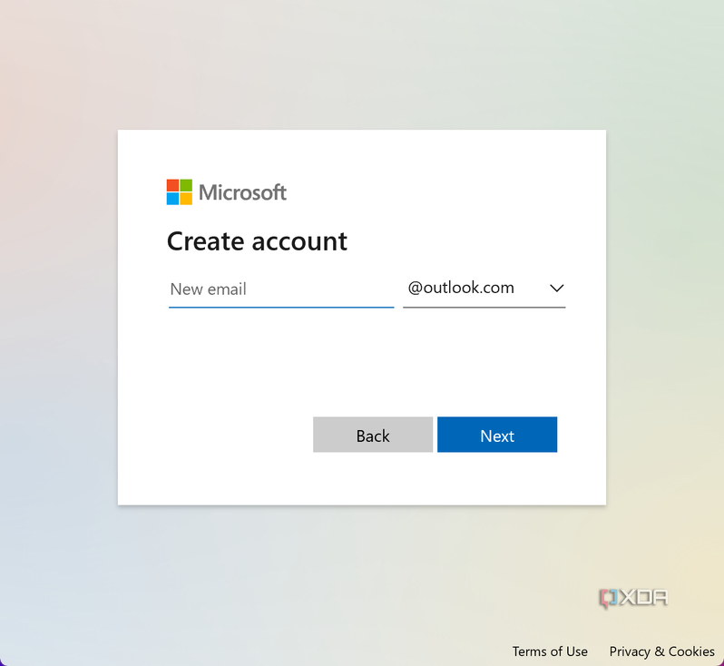 Windows 11 Accounts Create Account