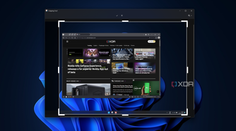 Screenshot of the Windows 11 Snipping Tool with the cropping tool open