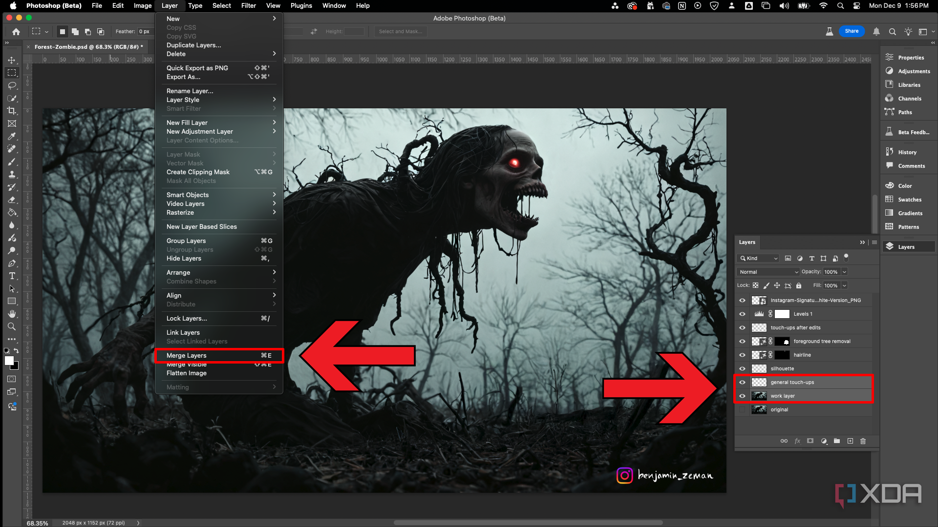 The ins and outs of merging layers in Photoshop