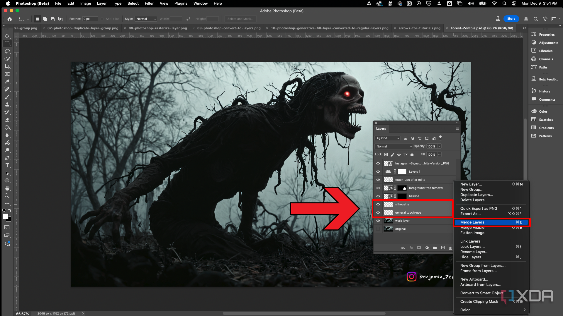 The ins and outs of merging layers in Photoshop