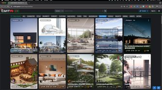 Civitai's page for AI building models