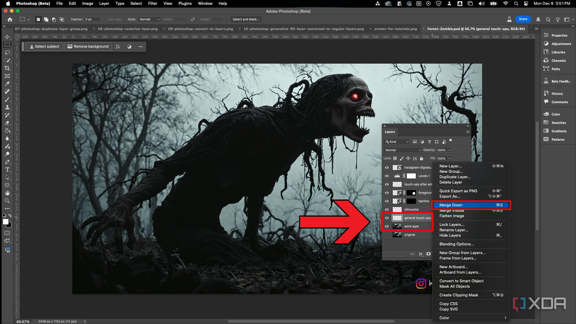 The ins and outs of merging layers in Photoshop
