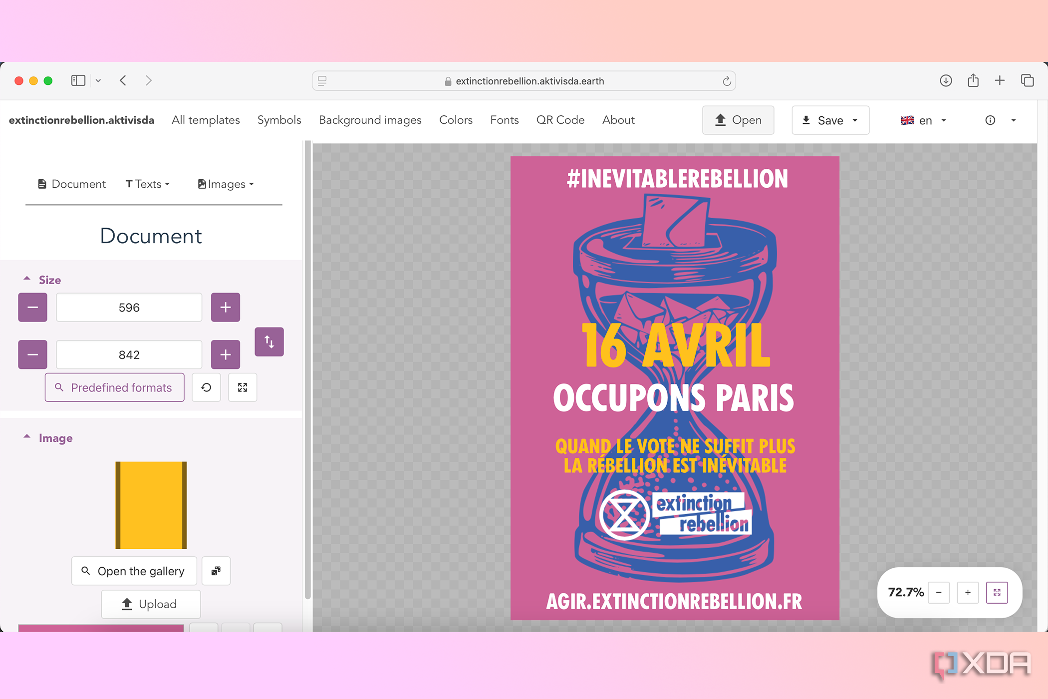 Open source alternatives for Adobe Express