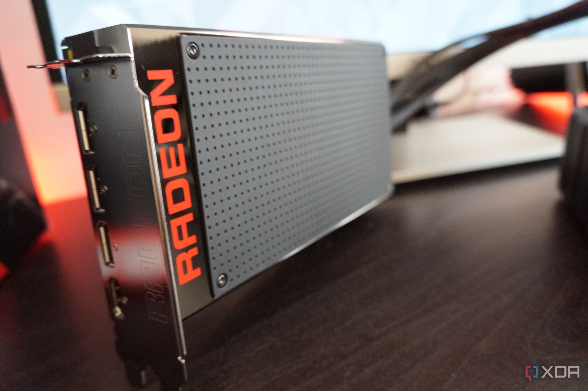 amd fury x standing upright