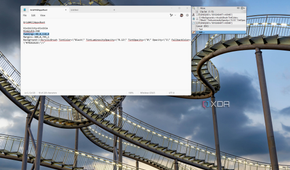 Screenshot of Notepad with an ArsClip window showing clipboard items