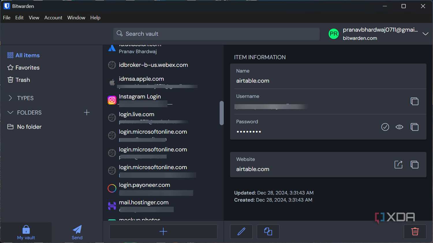 Bitwarden Free App for Windows