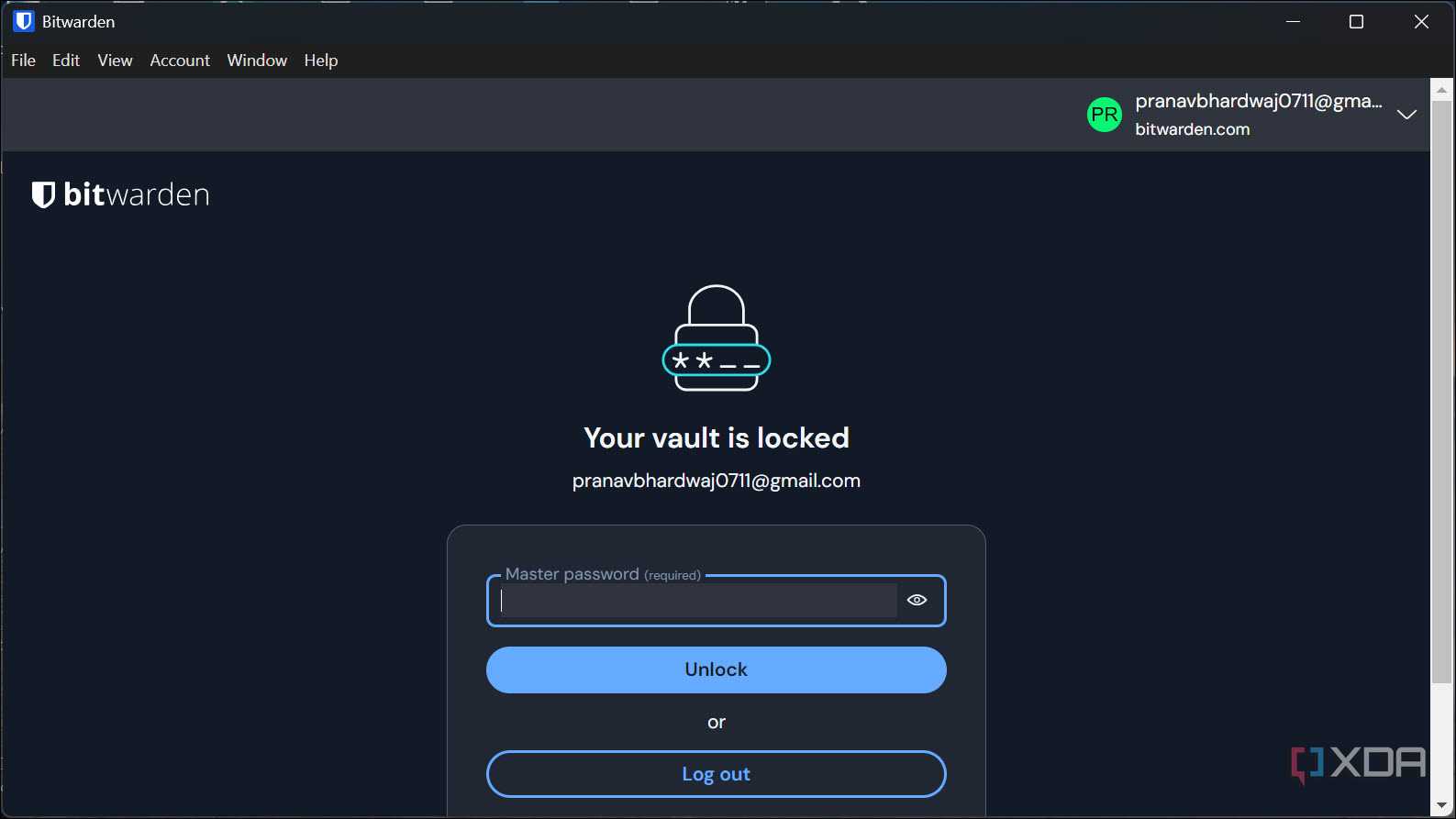 Bitwarden-locked-vault