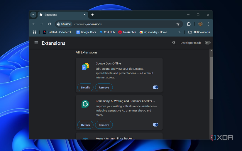 Managing Extensions 6 ways you can speed up browser performance on Windows