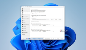 Screenshot of the ClipboardFusion clipboard history settings