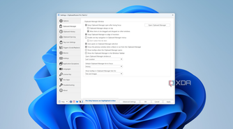 Screenshot of the ClipboardFusion clipboard manager settings