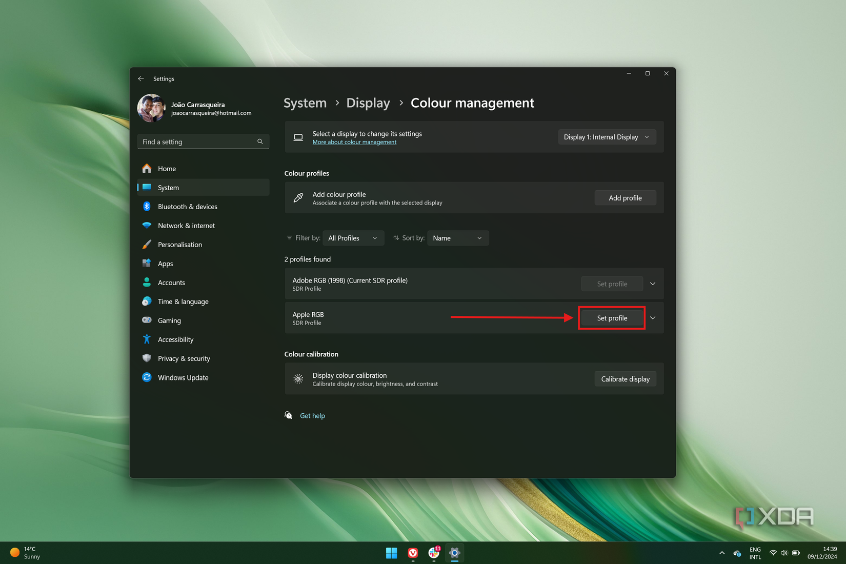 How to use color profiles in Windows 11