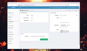 The Piggy Bank tab in the Firefly III web UI