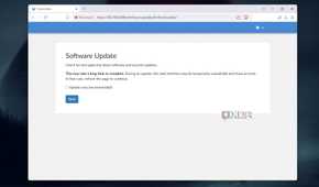 The Software Update page in FreedomBox
