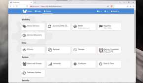 The settings page in FreedomBox
