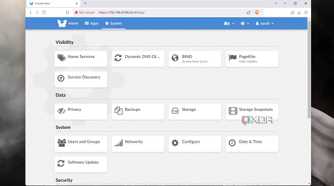 The settings page in FreedomBox