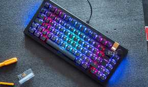 Glorious GMMK 3 Pro HE on a table with screwdrivers