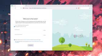 The Harvester web UI