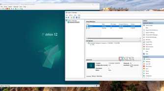 Running a Debian VM inside Hyper-V