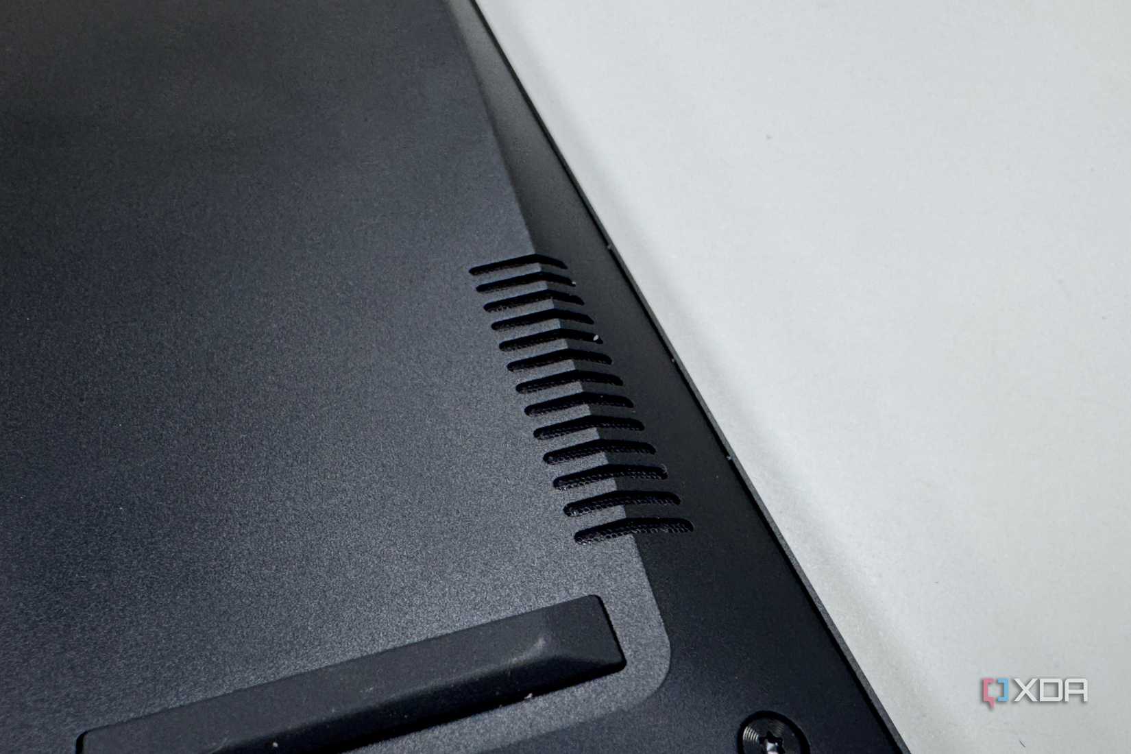 View of one of the speakers on the Acer Swift 16 AI 