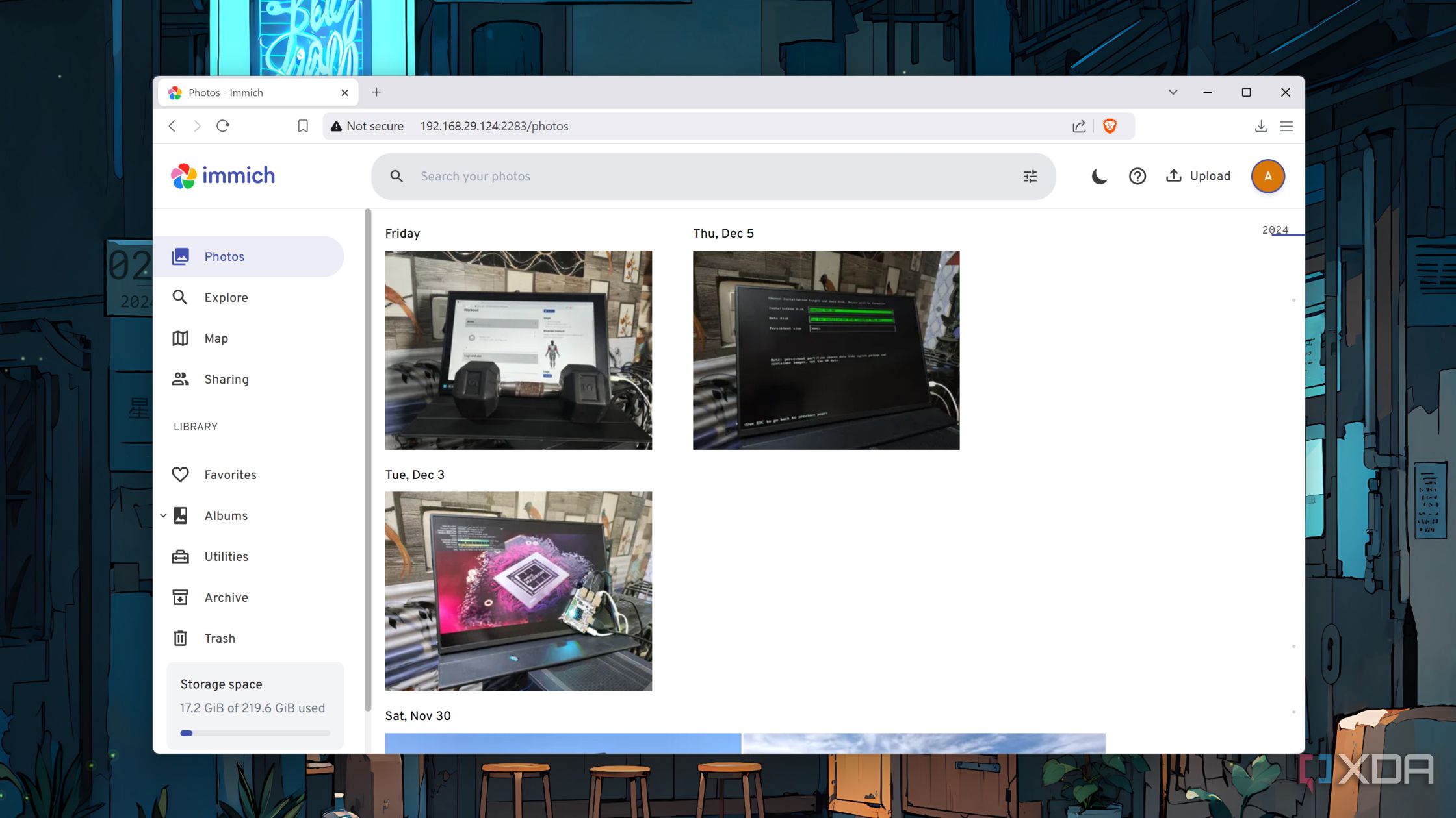 Running an Immich server
