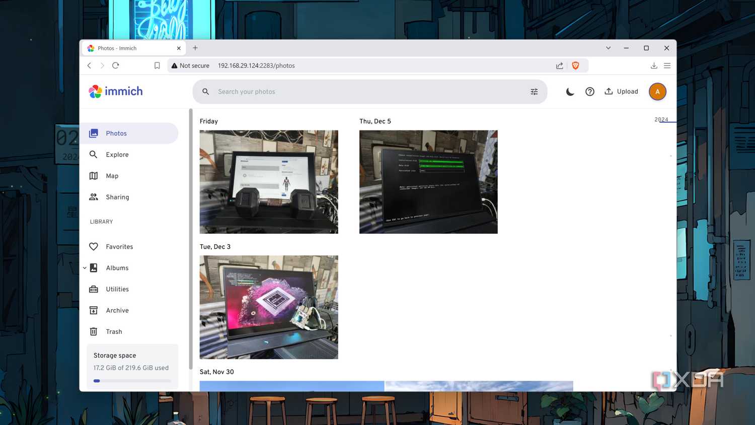 Running an Immich server