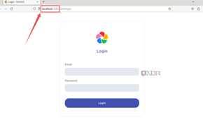 Accessing the Immich web UI on the same machine