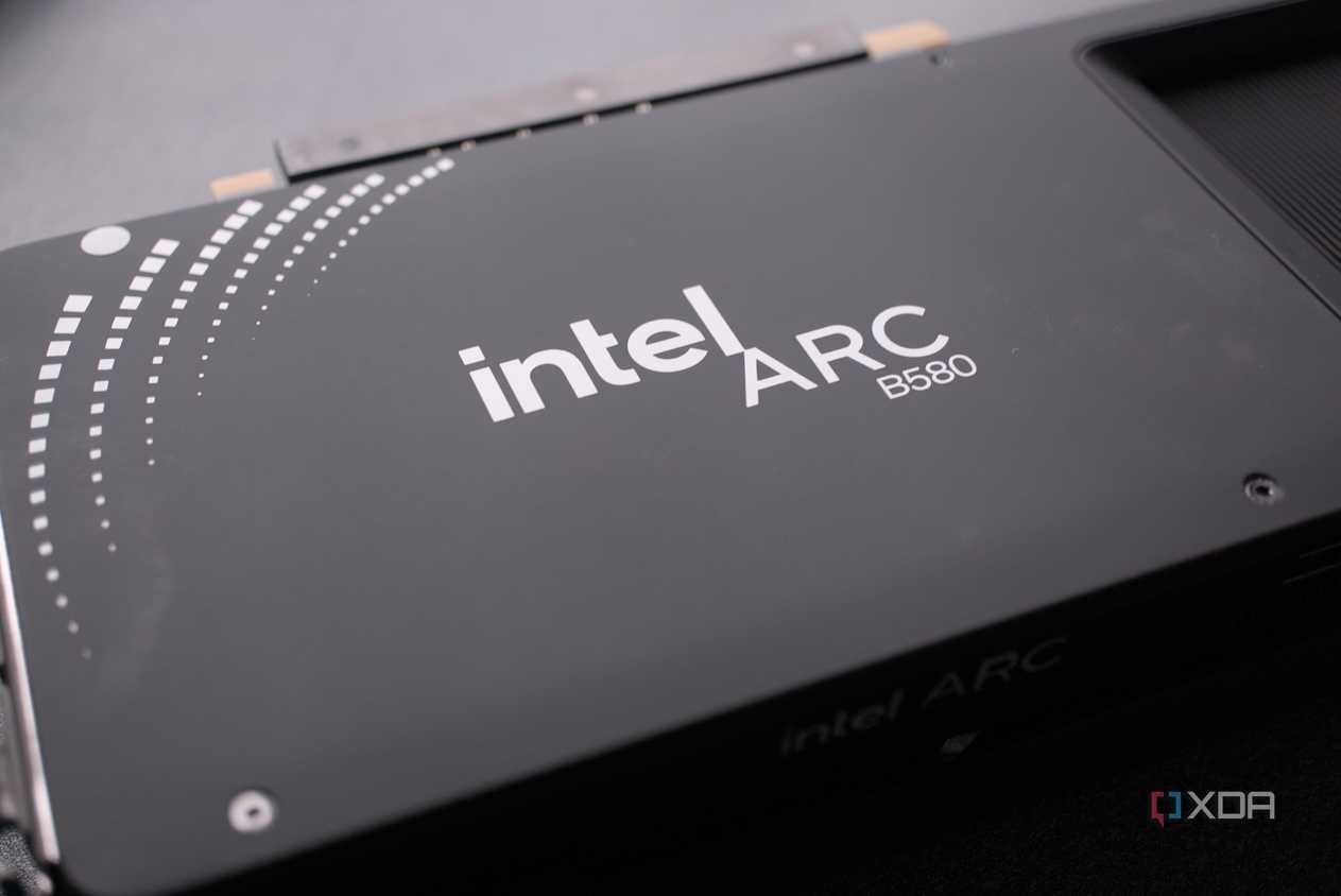 Intel Arc B580 backplate
