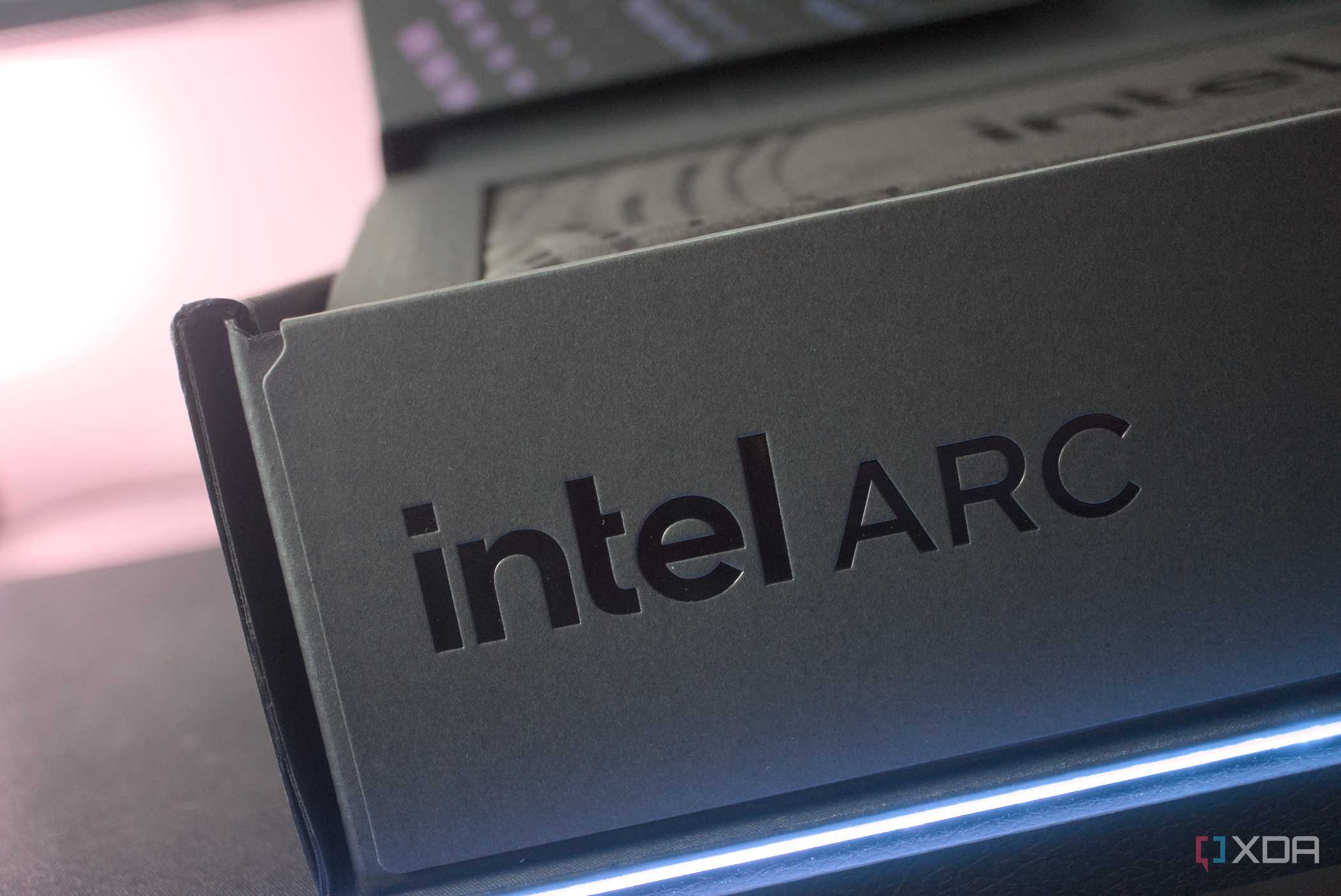 Intel Arc B580 GPU box.