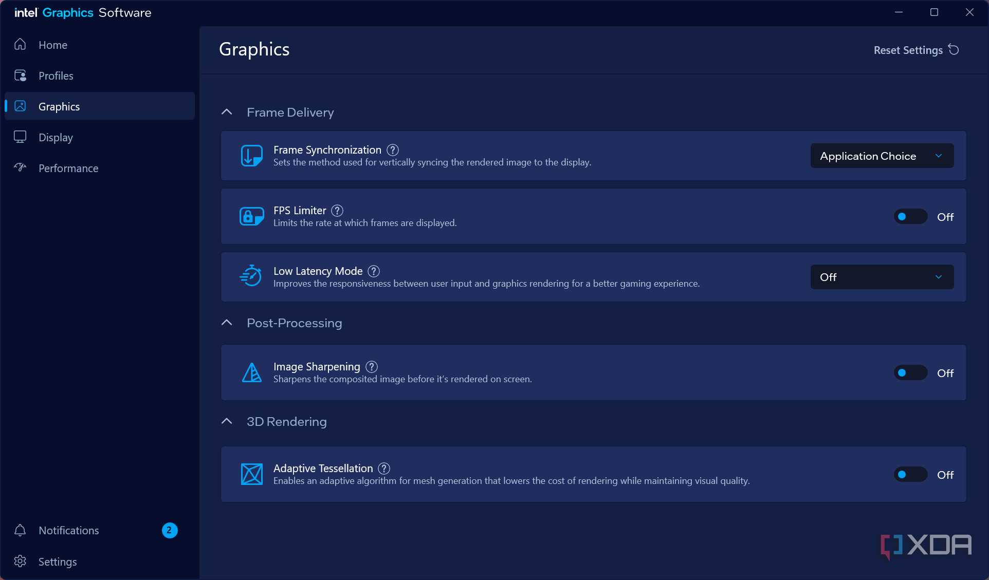 Intel Graphics Software Graphics