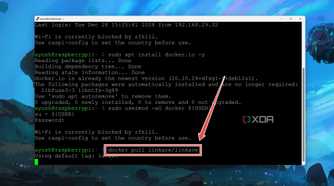 Pulling a Docker image