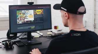 Man downloading Marvel Rivals on PC
