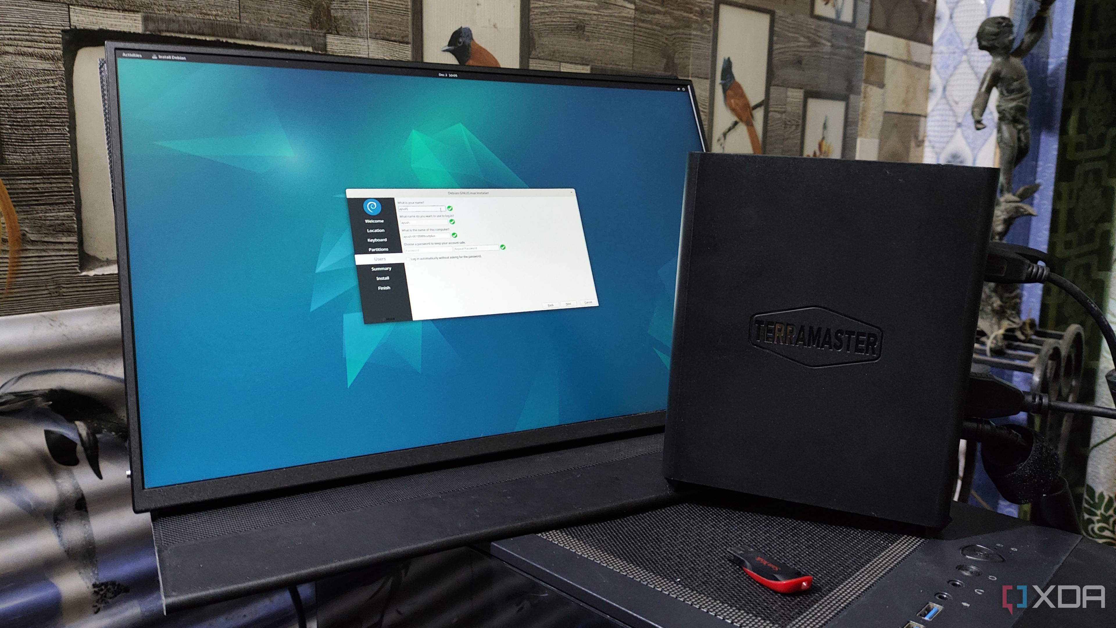 Running Debian on a NAS