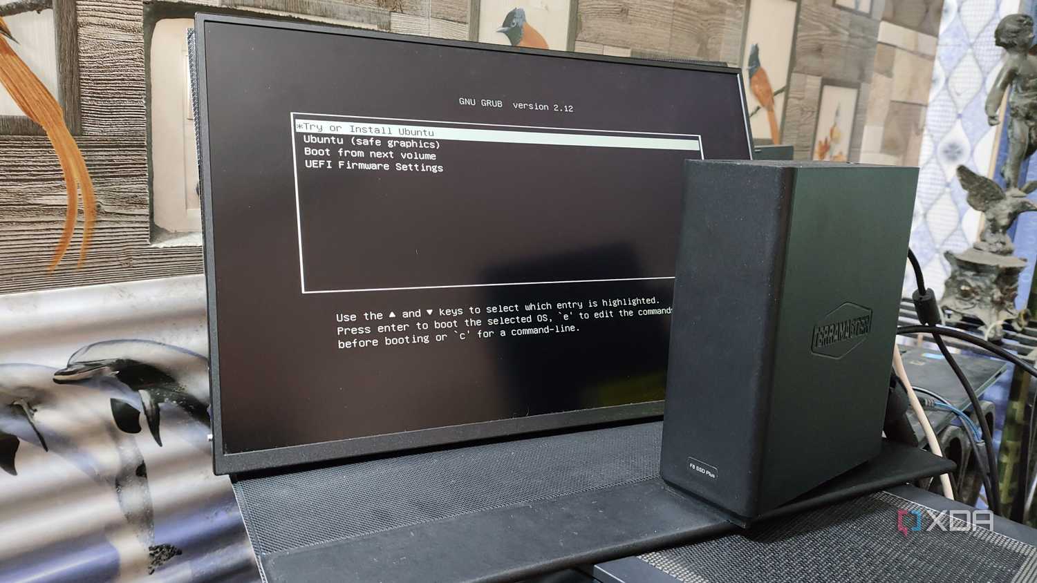 Booting into Ubuntu from a TerraMaster F8 SSD Plus NAS