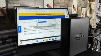 Downloading Intel drivers in Windows 11 on a NAS