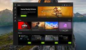 screenshot of nvidia app main page