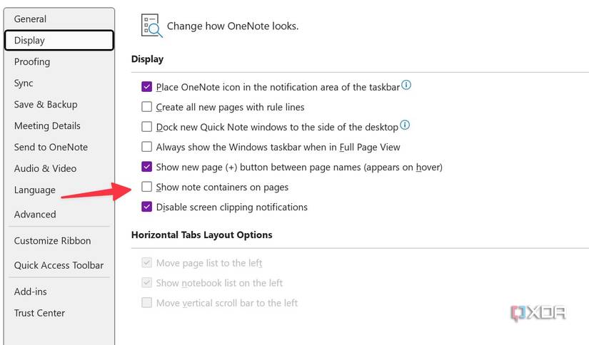 These settings in OneNote should be changed