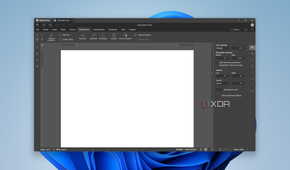 Screenshot of OnlyOffice displaying a blank document with the Ribbon open in the References tab