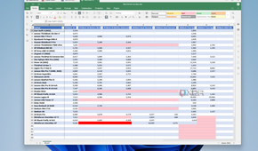 Screenshot of OnlyOffice showing a spreadsheet open in a windows containing multiple tabs