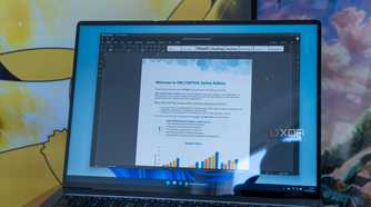 A Windows 11 laptop running OnlyOffice