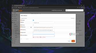 The VPN tab in the OPNsense web UI