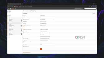 The Dnsmasq DNS settings tab in the OPNsense web UI