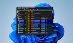 Screenshot of Process Explorer showing the list of processes