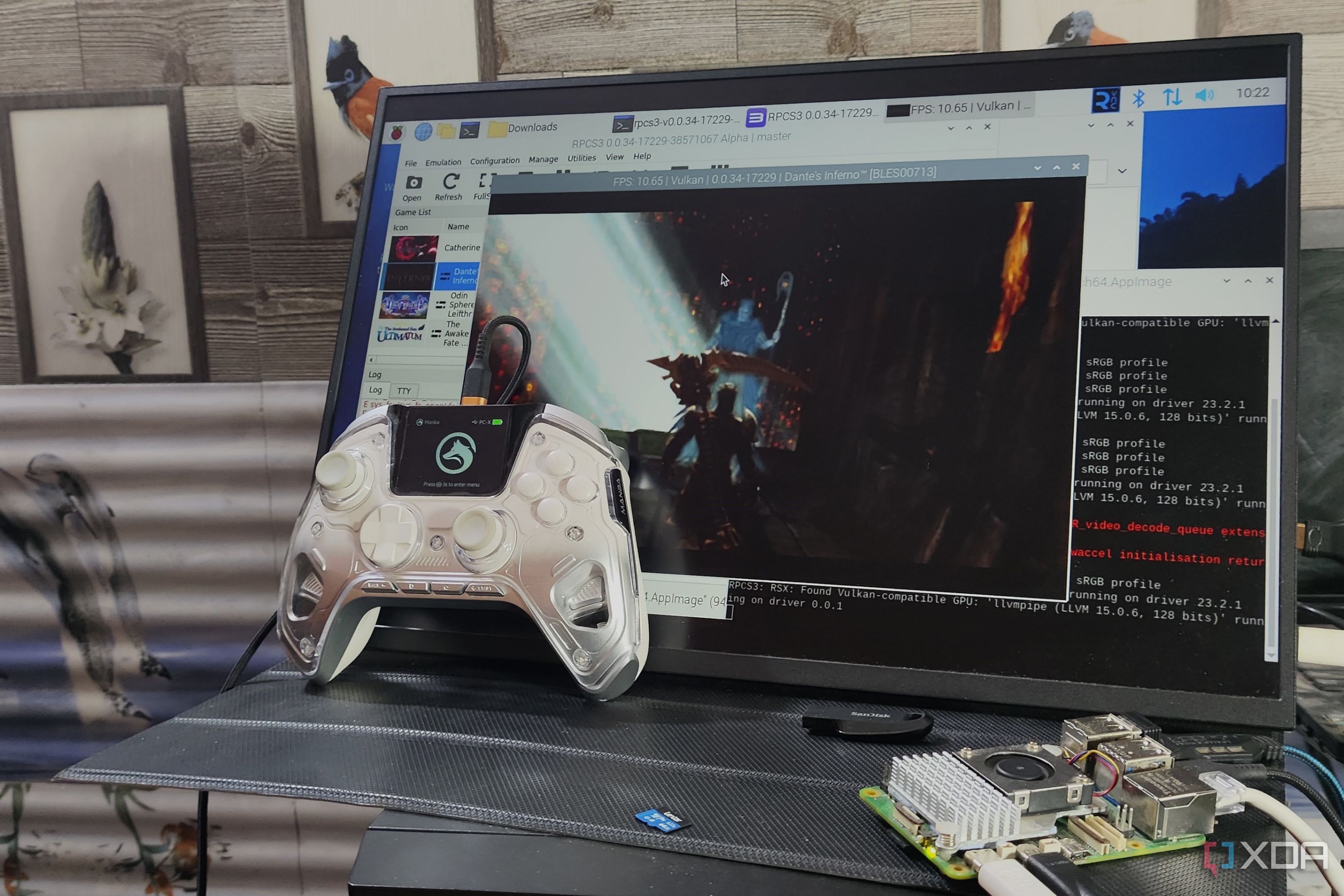 Emulating Dante's Inferno on the Raspberry Pi using RPCS3