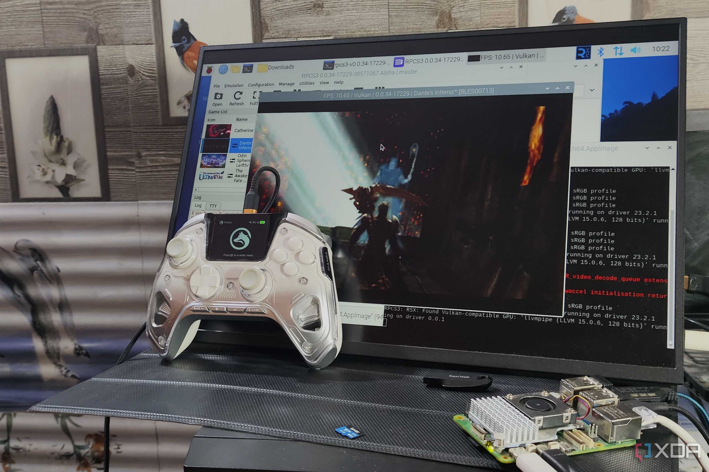 Emulating Dante's Inferno on the Raspberry Pi using RPCS3