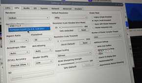 Setting th graphics to llvmpipe in RPCS3